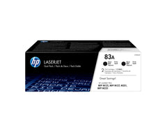 HP 83A 2-pack Black Original LaserJet Toner CartridgesCF283AD