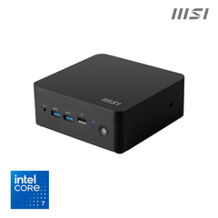 MSI Cubi NUC 1M Intel Core 7 150U (14th Gen) Barebone, NUC, SFF, Mini Computer, HTPC, (NO RAM, NO Storage, NO OS), Intel Graphics/DDR5/Dual ThunderBolt 4/Dual HDMI/Dual LAN/WiFi 6E/BT 5.3/VESACUBI NUC 1M I7 150U BB