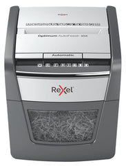 Rexel Optimum AutoFeed 45X paper shredder Cross shredding 55 dB 22 cm Black, Silver2020045X
