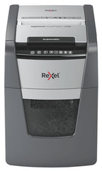 Rexel Optimum AutoFeed+ 100M paper shredder Micro-cut shredding 55 dB 22 cm Black, Silver2020100M