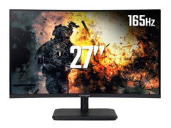 Acer AOpen 27HC5RPbiipx 27 Inch Full HD Curved Monitor (VA Panel, FreeSync, 165 Hz, 5 ms, DP, HDMI, Black)UM.HW5EE.P03