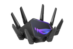 ASUS ROG Rapture GT-AXE16000 wireless router 10 Gigabit Ethernet Tri-band (2.4 GHz / 5 GHz / 6 GHz) Black - 90IG06W0-MU2A10