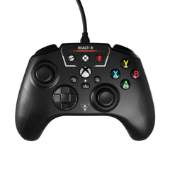 Turtle Beach React-R Black Wired Gaming Controller with Audio Controls, Mappable Buttons and Textured Grips. Officially Licensed for Xbox Series X or S, Xbox One and PCTBS-0730-05