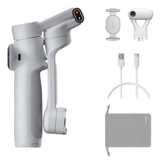 Insta360 Flow 2 AI Tracker Bundle Smartphone camera stabilizer Light greyCINSABQA