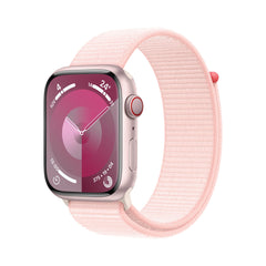 Apple Watch Series 9 GPS + Cellular 45mm Pink Aluminium Case w/ Light Pink Sport LoopMRMM3QA/A
