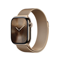 Apple Watch Series 10 GPS + Cellular 42mm Gold Titanium Case with Gold Milanese LoopMX083QA/A