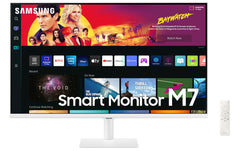 Samsung 32" M70B UHD, USB-C White Smart Monitor with Speakers & RemoteLS32BM701UPXXU