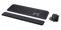 Logitech Master MX Keys Combo for Bussiness keyboard Mouse included Office RF Wireless + Bluetooth QWERTZ Swiss Graphite920-010928