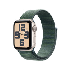 Apple Watch SE GPS 40mm Starlight Aluminium Case with Lake Green Sport LoopMXEH3QA/A