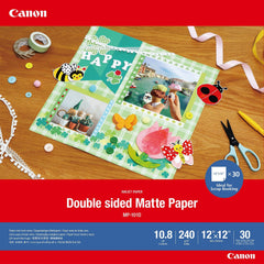 Canon MP-101D Double-sided Matte Paper, 12"x12", 30 sheets4076C007