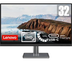 Lenovo L32p-30 LED display 80 cm (31.5") 3840 x 2160 pixels 4K Ultra HD Black66C9UAC1UK