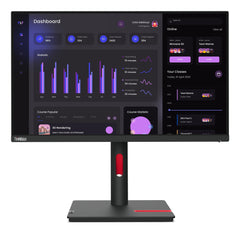 Lenovo ThinkVision T24i-30 LED display 60.5 cm (23.8") 1920 x 1080 pixels Full HD Black63CFMATXUK