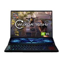 ASUS ROG Zephyrus Duo 16 GX650RW-LS044W AMD Ryzen™ 7 6800H Laptop 40.6 cm (16") WUXGA 16 GB DDR5-SDRAM 2 TB SSD NVIDIA GeForce RTX 3070 Ti Wi-Fi 6E (802.11ax) Windows 11 Home Black90NR0931-M004P0