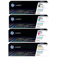 HP 201X High Yield B/C/Y/M Original LaserJet Toner Cartridges toner cartridge Black, Cyan, Magenta, YellowCF400X+CF401X+CF402X+CF403X?QTY50