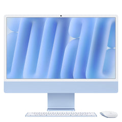 Apple iMac 24-inch with Retina 4.5K display: M4 chip with 10‑core CPU and 10‑core GPU, 24GB, 512GB SSD - BlueMD2T4B/A