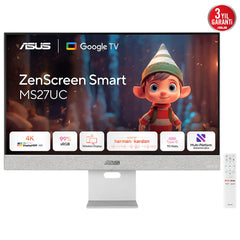 ASUS ZenScreen Smart Monitor MS27UC computer monitor 68.6 cm (27") 3840 x 2160 pixels 4K Ultra HD LCD Grey90LM0A3H-B01O70