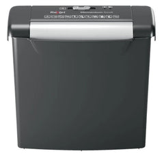 Rexel S206 paper shredder Strip shredding 22 cm Black, Silver2104568