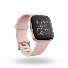 Fitbit Versa 2 3.55 cm (1.4") AMOLED 40 mm Digital 300 x 300 pixels Touchscreen Black, Rose gold Wi-FiFB507RGPK