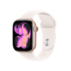 Apple Watch Series 11 GPS + Cellular (Demo) 42mm Rose Gold Aluminium Case with Light Blush Sport Band - S/M3P276Z/A