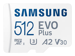 Samsung EVO Plus 512 GB MicroSDXC UHS-I Class 10MB-MC512KA/EU