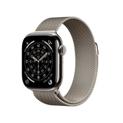 Apple Watch Series 11 GPS + Cellular 42mm Natural Titanium Case with Natural Milanese LoopMF8P4MP/A