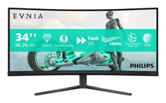 Philips Evnia 34M2C3500L/00 computer monitor 86.4 cm (34") 3440 x 1440 pixels Wide Quad HD LCD Black34M2C3500L/00