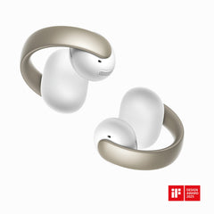 Soundcore Aeroclip Headset True Wireless Stereo (TWS) Open-ear Calls/Music/Sport/Everyday Bluetooth Champagne, White - A3388G21