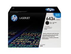 HP 643A Black Original LaserJet Toner CartridgeQ5950A